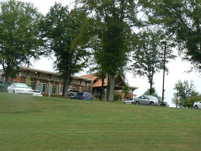 109-Leaving lodge-headed to campgrounds, cabins, & beach.JPG